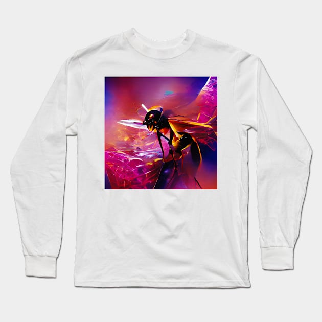 Wasp Long Sleeve T-Shirt by Mihadom